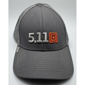 5.11 Tactical Adjustable Hat Cap Adult Gray Orange 2014 Outdoor Basic Mens